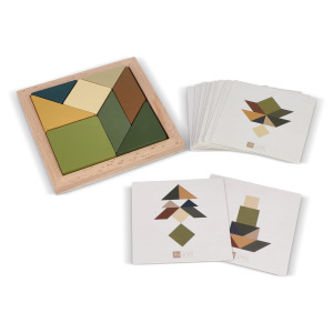 InSideOut Drewniana układanka Tangram think iq