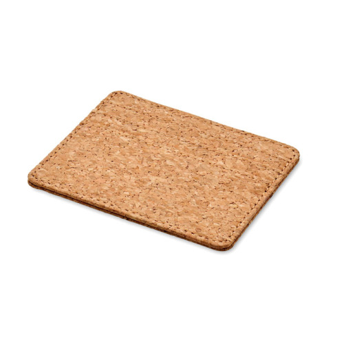 Korkowe etui na karty z RFID Bezowy MO2625-13 (5)