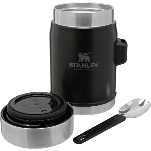 POJEMNIK NA ŻYWNOŚĆ STANLEY THE LEGENDARY FOOD JAR + SPORK Czarny 1009382005 (3)
