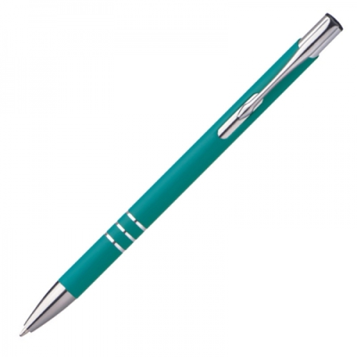 Długopis metalowy soft touch NEW JERSEY turkusowy 055514 (3)