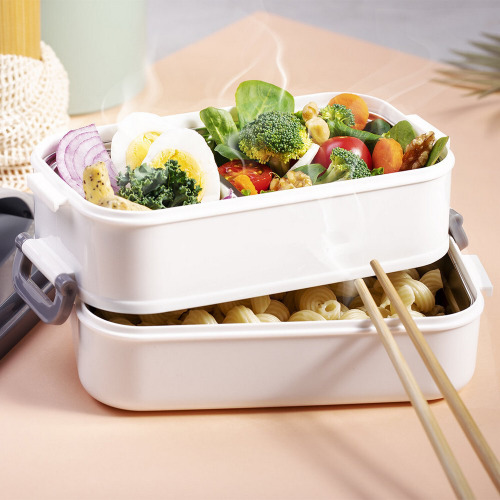 Termiczne pudełko śniadaniowe 850 ml Szary V8894-19 