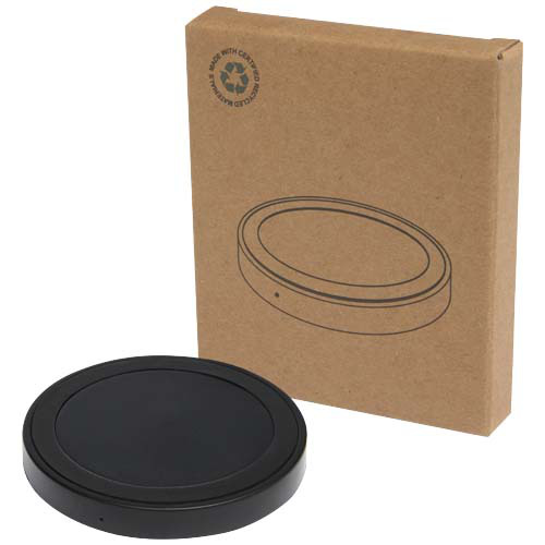 Freal bezprzewodowa ładowarka indukcyjna 15 W z tworzyw sztucznych pochodzących z recyklilngu Czarny 12443490 (6)