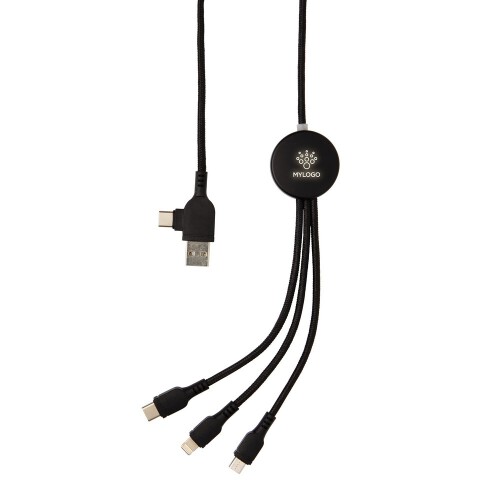 Kabel do ładowania z podświetleniem logotypu czarny P302.391 (5)
