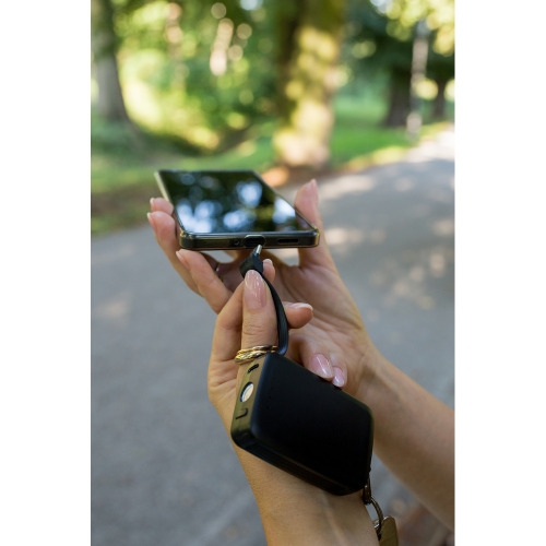 Power bank 4000 mAh, karabińczyk i lampka 1W | Dimetrice Biały VA109-02 (8)