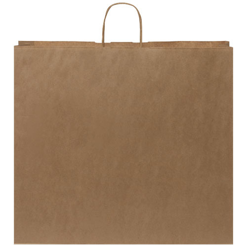 Torba z papieru Kraft ze skręconymi uchwytami – 49,5 x 14 x 44 cm Kraftowy brąz 1PQ00806 (1)