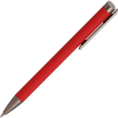 Długopis aluminiowy z dużym klipsem SOUTHAMPTON Czerwony 556005 (2)