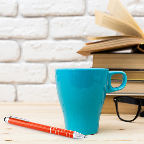 Długopis, touch pen Pomarańczowy V3245-07 (1)