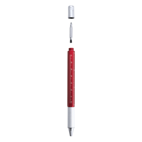 Długopis wielofunkcyjny czerwony V7799-05 (2)
