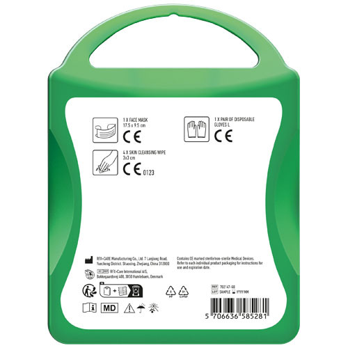 Zestaw ochronny MyKit Przezroczysty zielony 1Z257561 (2)