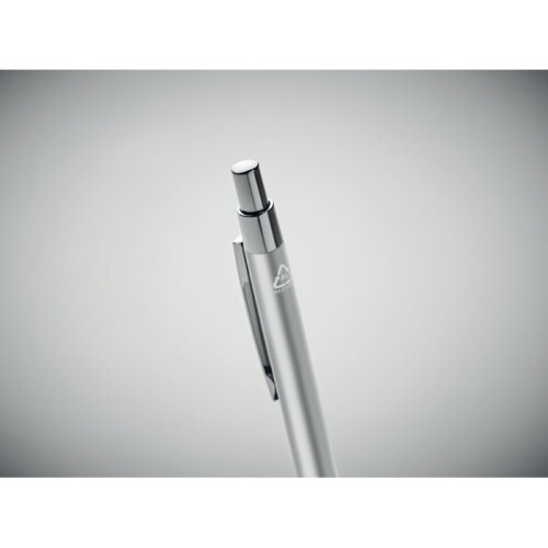 Długopis z aluminium recykling srebrny MO6560-14 (4)
