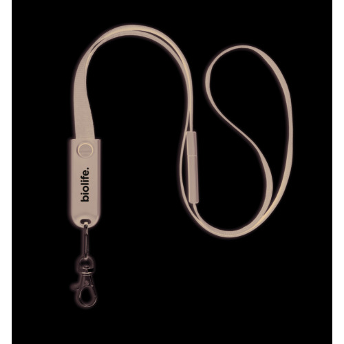 Smycz z kablem 3 w 1 Czarny MO9889-03 (9)