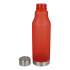 Matowa butelka R-PET 600ml Ecru / czerwony LT98824-N5421  thumbnail
