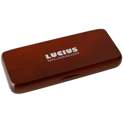 Zestaw piśmienniczy z drzewa różanego BANGKOK Brązowy 844101 (3)