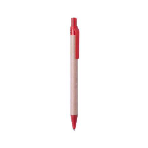 Długopis z kartonu z recyklingu czerwony V1993-05 (1)