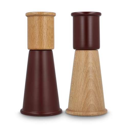 Sagaform Gurken – zestaw młynków do soli i pieprzu, 15 cm (mały) Ciemnoczerwony LT52260-N0020 (3)