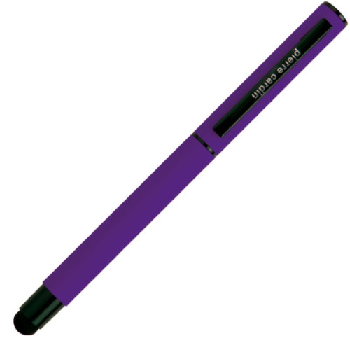 Pióro kulkowe touch pen, soft touch CELEBRATION Pierre Cardin Fioletowy B0300604IP312 (2)