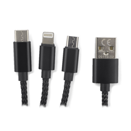 Kabel USB 3 w 1 LUX Czarny 09119-02 (3)