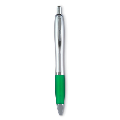 Długopis z miękkim uchwytem zielony KC3315-09 (3)