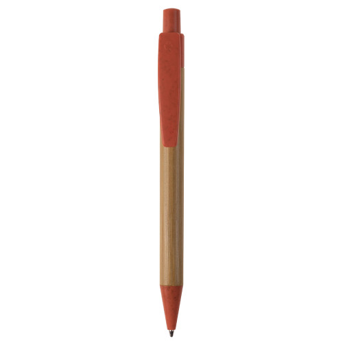 Długopis bambusowo-słomkowy Pomarańczowy LT87284-N0026 (1)