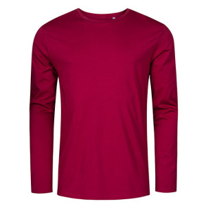 Longsleeve Męski Slim Bawełna Czesana