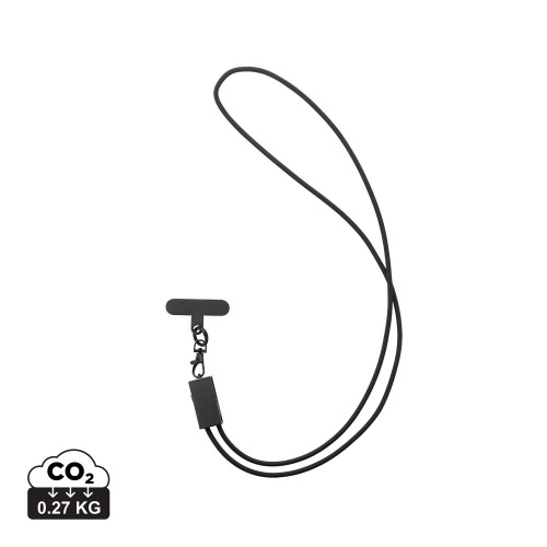 Kabel do ładowania 2 w 1, smycz na telefon Terra Szary P302.5402 (13)