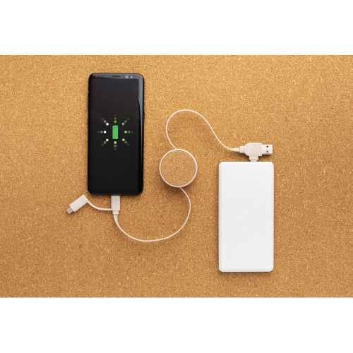 Zwijany kabel do ładowania Khaki P302.369 (5)