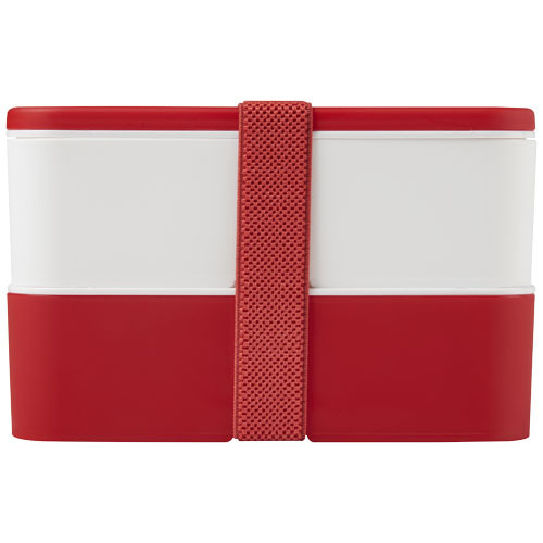 MIYO dwupoziomowe pudełko na lunch Czerwony 21047002 (2)