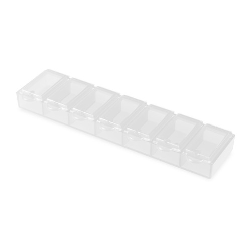 Pojemnik na tabletki z 7 przegrodami | Chuks Biały V9597-02 