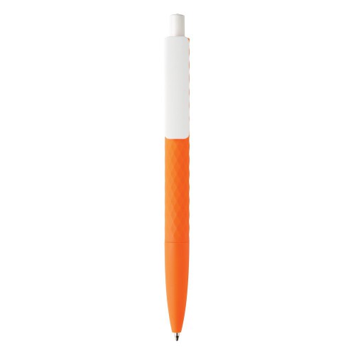 Długopis X3 z przyjemnym w dotyku wykończeniem pomarańczowy V1999-07 (2)