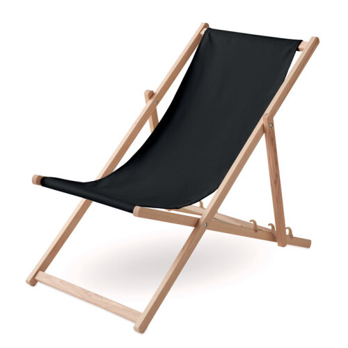 Drewniane krzesło plażowe czarny MO6503-03 