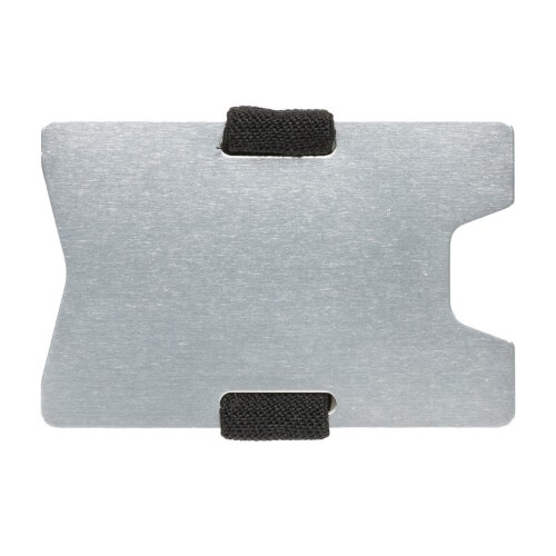 Minimalistyczny portfel, ochrona RFID srebrny, czarny P820.462 (3)