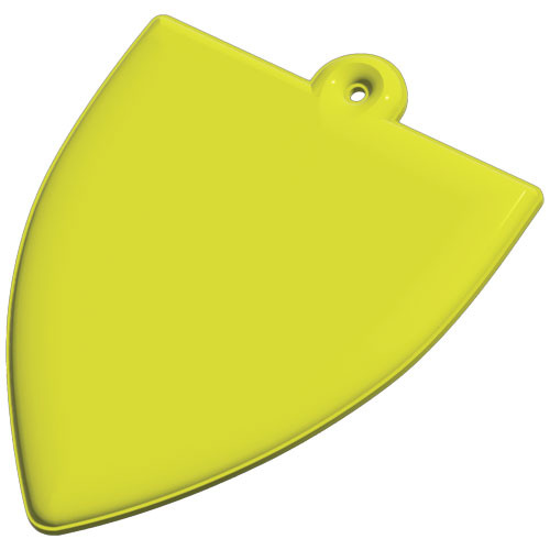 RFX™ reflective odblaskowa zawieszka z PVC, odznaka Neonowy żółty 1PR10413 (2)