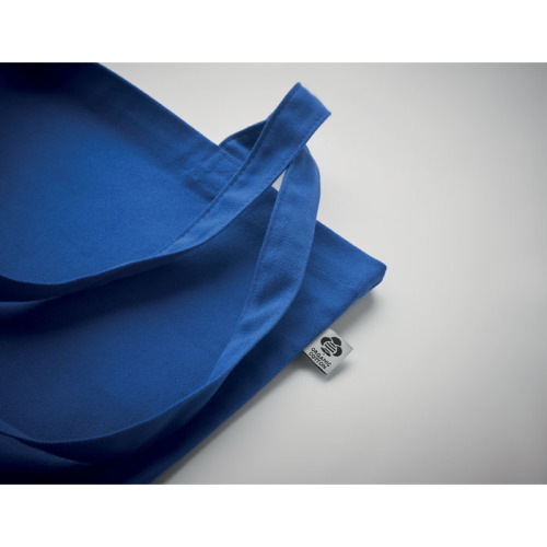 Torba na zakupy z bawełny org. Niebieski MO6189-37 (4)