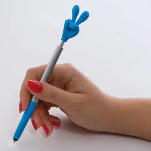 Długopis plastikowy touch pen Smile Hand CrisMa KARINA Turkusowy 1341514 (5)