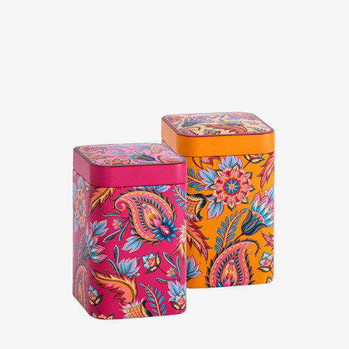 Puszka na herbatę 100g Fireflower pink Wielokolorowy EIGP-TFF7070109 