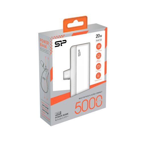 Power bank QD50 5000 mAh Silicon Power Biały EG834306 (4)