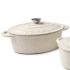 Orrefors Jernverk Emaliowana owalna patelnia żeliwna 3.5L Kremowy LT54010-N0057  thumbnail