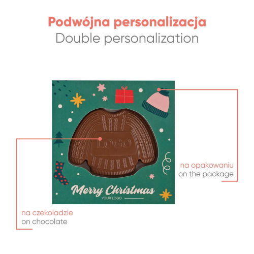 Czekoladowy Kształt Choco4Mat Sweterek Wielokolorowy S0314/SWETEREK/XM (2)