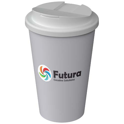 Kubek termiczny Americano® Infiniti o pojemności 350 ml z pokrywką zapobiegającą rozlewaniu się napoju Jasny szary 21090593 (1)