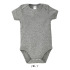 BAMBINO Dziecięce body 180g-WH-XXS Szary Melanż S00583-GM-XXS  thumbnail