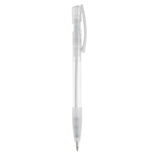 Transparentny długopis Nash Transparentny / biały LT80802-N0401 (1)