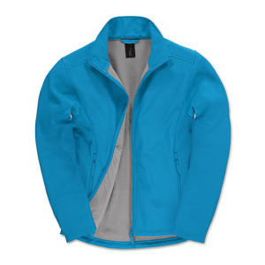 Kurtka Męska Klasyczna Softshell Dwuwarstwowa - Black & Black