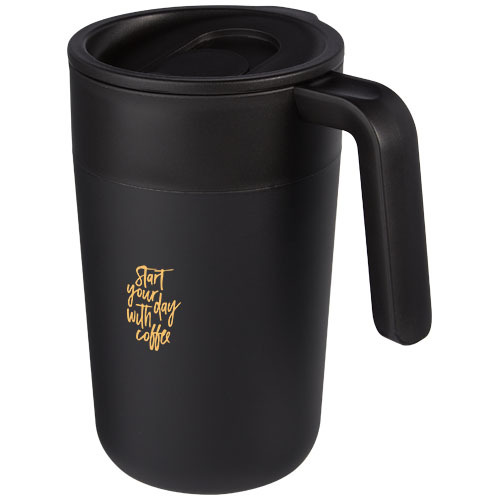 Nordia kubek o podwójnej ściance, 400 ml Czarny 10073190 (1)