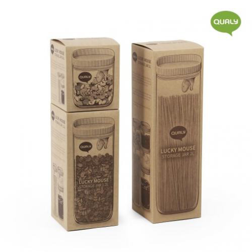 Pojemnik Lucky Mouse 1,2l Szary QL10346-CL-GY (4)