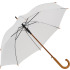 Parasol automatyczny drewniany Ø105 cm NANCY Biały 513106  thumbnail