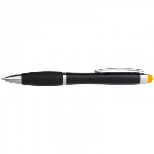 Długopis metalowy touch pen lighting logo LA NUCIA żółty 054008 (2)
