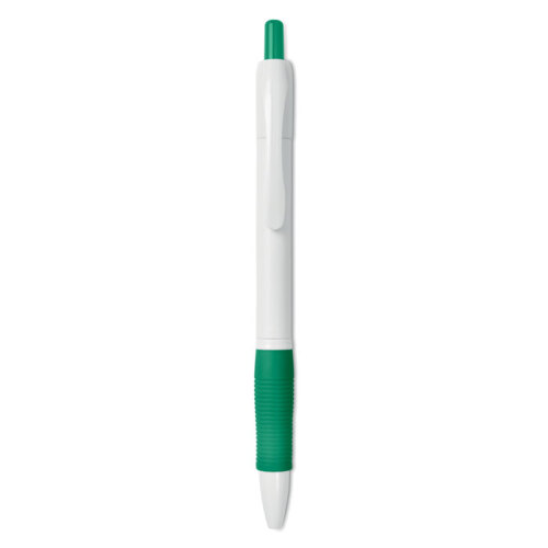 Długopis z gumowym uchwytem zielony MO9483-09 