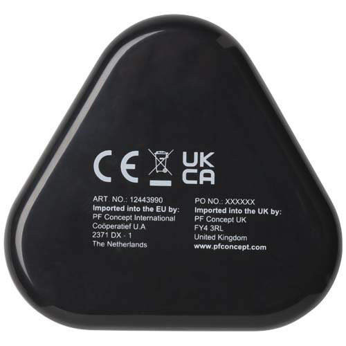 Rebel słuchawki douszne z pudełkiem do przechowywania z tworzyw sztucznych pochodzących z recyklingu Czarny 12443990 (3)