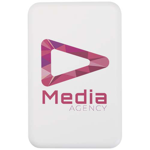 Acrab magnetyczny bezprzewodowy powerbank o pojemności 10 000 mAh i mocy 15 W z technologią 20 W PD — wykonany z tworzyw sztucznych pochodzących z recyklingu Biały 12444201 (1)