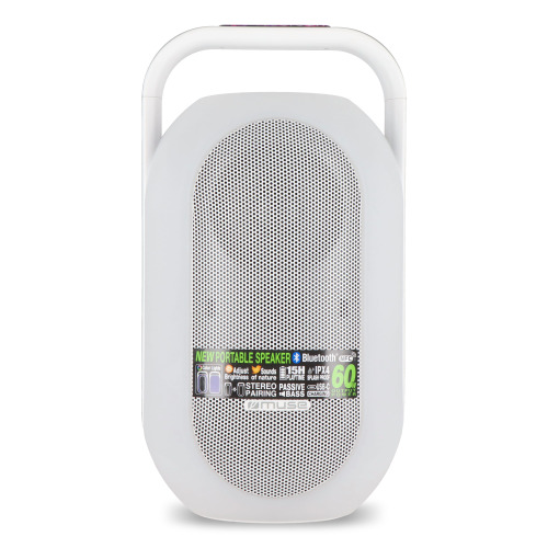 ML-625| Muse Ambient Light Głośnik Bluetooth wewnętrzny/zewnętrzny  Biały LT55025-N0001 (8)